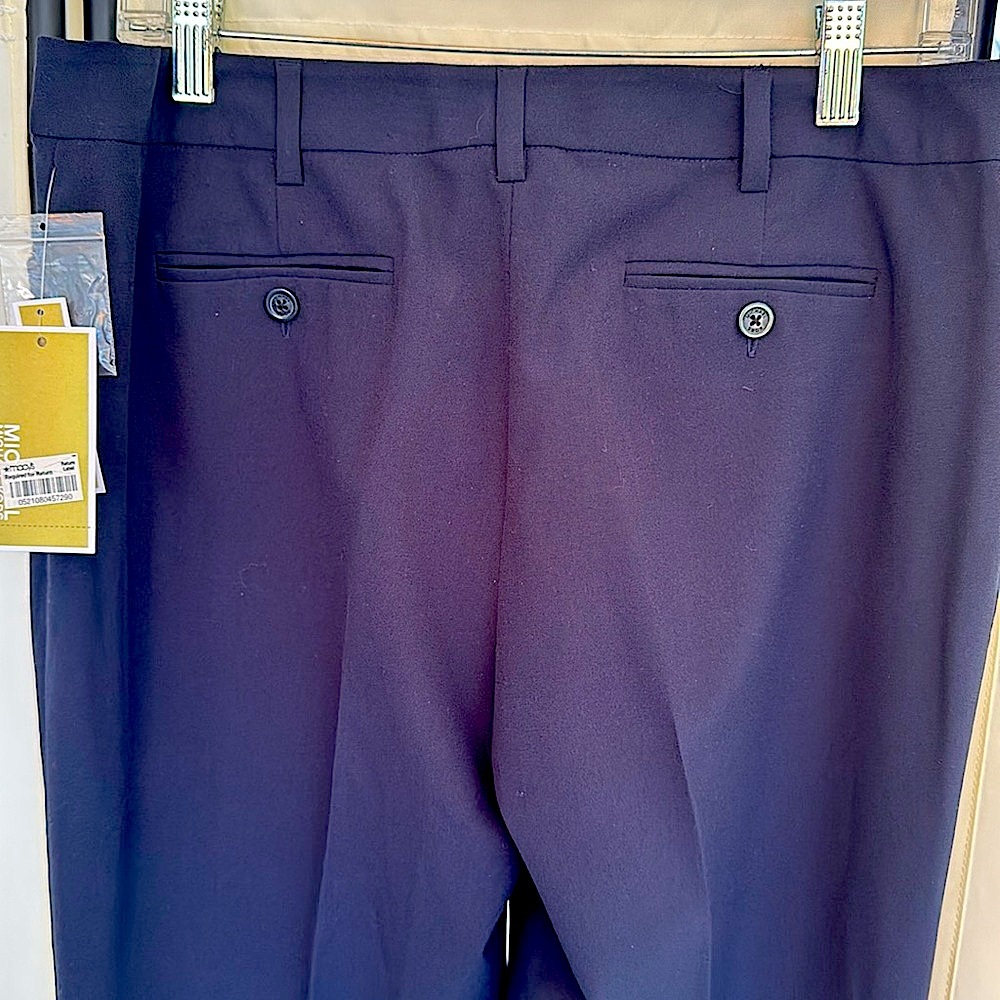 MICHAEL KORS GRAMERCY FLARED LEG PANTS  BLACK SZ 10 - Picture 5 of 12